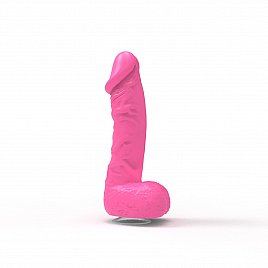 Крафтове мило-член з присоскою Pure Bliss BIG Pink, натуральне