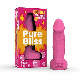 Ароматна свічка пікантної форми Pure Bliss Pink Sugar Pop (Жуйка) 15 см Ароматна свічка пікантної форми Pure Bliss Pink Sugar Pop (Жуйка) 15 см