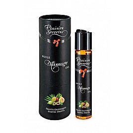 Масажна олія Plaisirs Secrets Exotic Fruits (59мл) з афродизіаками їстівна, подарункова упаковка