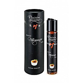 Масажна олія Plaisirs Secrets Creme Brulee (59 мл) з афродизіаками їстівна, подарункова упаковка