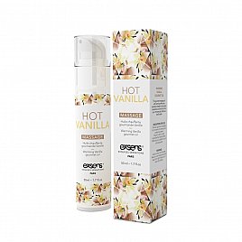 Масажна олія EXSENS Hot Vanilla 50мл, що розігріває, без цукру, без парабенів, їстівне