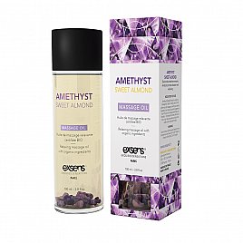 Масажна олія EXSENS Amethyst Sweet Almond (розслаблююча з аметистом) 100мл, натуральна
