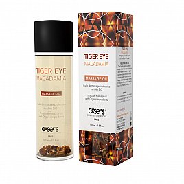 Масажна олія EXSENS Tiger Eye Macadamia (захист із тигровим оком) 100мл, натуральна