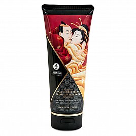 Їстівний масажний крем Shunga Kissable Massage Cream - Sparkling Strawberry Wine (200 мл)