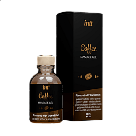 Масажний гель для інтимних зон Intt Coffee (30 мл) розігріває