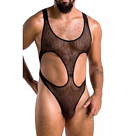 Чоловіче сітчасте боді Passion 040 Leon L/XL Black, сітка, резинки