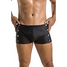 Чоловічі шкіряні боксери із заклепками Passion 048 Short David S/M Black