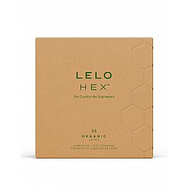 Презервативи LELO HEX Condoms Organic 36 Pack, тонкі та суперміцні