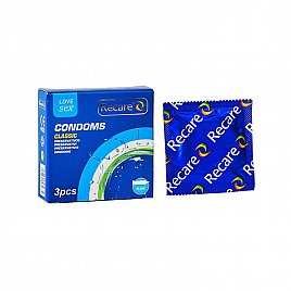 Презервативи Recare Classic Condoms 3 шт, класичні
