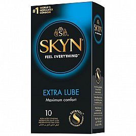 Безлатексні преміум-презервативи SKYN Extra Lube 10 шт, на 40 % більше змазки