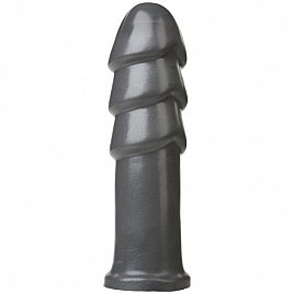 Фалоімітатор для фістингу Doc Johnson American Bombshell B-10 Warhead Gun Metal, діаметр 6,9 см