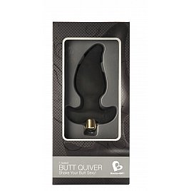 Анальний вібростимулятор Rocks Off Butt Quiver Black, стимуляція простати, макс. діаметр 4,3см