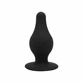 Анальна пробка SilexD (Model 2 size S) двошарова, силікон + Silexpan, діаметр 3,4 см