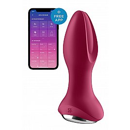 Анальна смарт вібропробка із перловим масажем Satisfyer Rotator Plug 2+ Violet
