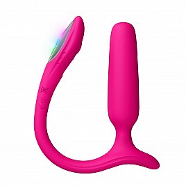 Анальна смарт-вібропробка Lovense Lush Anal, дуже потужна, LED-підсвічування