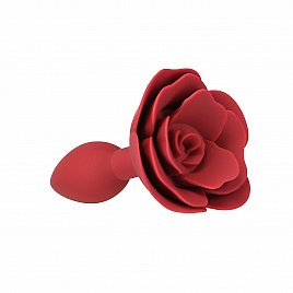 Силіконова анальна пробка Lux Active с розой - Red Rose Silicone Anal Plug Силіконова анальна пробка Lux Active с розой - Red Rose Silicone Anal Plug