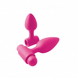 Анальна пробка з вібрацією NS Novelties INYA - Vibe-O-Spades -Pink