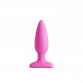 Анальна пробка з вібрацією NS Novelties INYA - Swirl - Pink