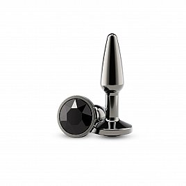 Анальна пробка NS Novelties Rear Assets - Tapered - Small - Gunmetal - Black