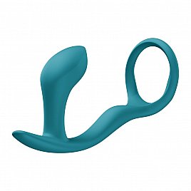Анальна пробка з ерекційним кільцем Fun Factory BOOTIE RING Bottle Green Анальна пробка з ерекційним кільцем Fun Factory BOOTIE RING Bottle Green