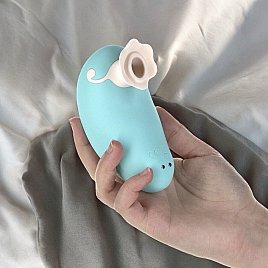 Розкішний вакуумний кліторальний стимулятор Pillow Talk - Dreamy Teal із кристалом Swarovski