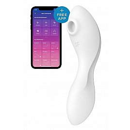 Вакуумний стимулятор з вібрацією Satisfyer Curvy Trinity 5+ (White)