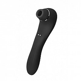 Вакуумний стимулятор з вібрацією Wooomy Smoooch Black Clitoral Suction & Vibration Вакуумний стимулятор з вібрацією Wooomy Smoooch Black Clitoral Suction & Vibration