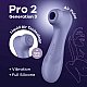 Вакуумний кліторальний стимулятор Satisfyer Pro 2 Generation 3 with Liquid Air Lilac