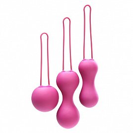 Набір вагінальних кульок Je Joue - Ami Fuchsia, діаметр 3,8-3,3-2,7 см, вага 54-71-100гр