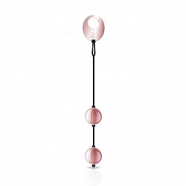 Металеві вагінальні кульки Rosy Gold - Nouveau Kegel Balls, вага 376гр, діаметр 2,8см Металеві вагінальні кульки Rosy Gold - Nouveau Kegel Balls, вага 376гр, діаметр 2,8см