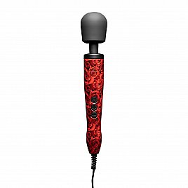 Вібромасажер DOXY Original ROSE PATTERN, дуже потужний, живлення 220В, пульсівні вібрації