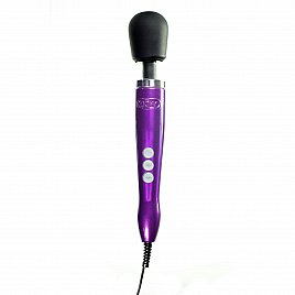 Вібромасажер DOXY Die Cast Purple, дуже потужний, живлення 220В, металевий корпус