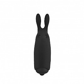Віброкуля Adrien Lastic Pocket Vibe Rabbit Black зі стимулюючими вушками
