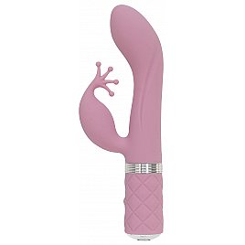 Розкішний вібратор-кролик Pillow Talk - Kinky Pink із кристалом Сваровські, потужний