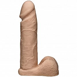 Фалоімітатор Doc Johnson Vac-U-Lock - 8 Inch ULTRASKYN Cock White, Vac-U-Lock, діаметр 5,1см