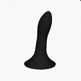 Дилдо з присоскою Adrien Lastic Hitsens 5 Black, відмінно для страпона, діаметр 2,4 см, довжина 13см
