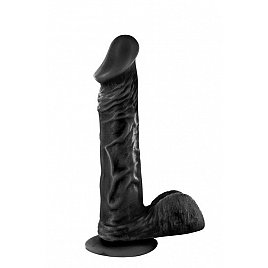 Фалоімітатори Real Body - Real Tony Black, TPE, діаметр 3,5см