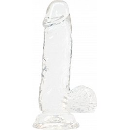 Фалоімітатор ADDICTION - Crystal Clear Dildo with Balls - 6