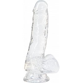 Фалоімітатор ADDICTION - Crystal Clear Dildo with Balls - 7
