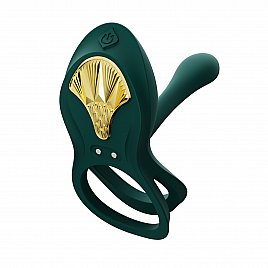 Смартерекційне кільце Zalo - BAYEK Turquoise Green, подвійне з ввідною частиною, пульт ДУ