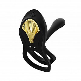 Смартерекційне кільце Zalo - BAYEK Obsidian Black, подвійне з частиною, що вводиться, пульт ДУ
