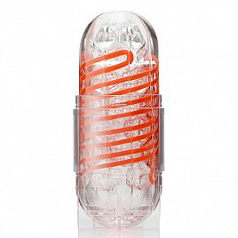 Мастурбатор Tenga Spinner Hexa з пружною стимулюючою спіраллю всередині, стандартна спіраль.