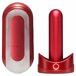 Мастурбатор із нагрівачем Tenga Flip Zero Red + Flip Warming Set