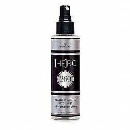 Чоловічий спрей-міст для тіла із феромонами Sensuva HE(RO) 260 Infused Body Mist for Him 125 мл